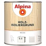 Alpina Holz-Isoliergrund 2 Liter weiß