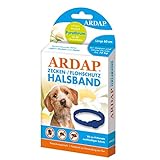 ARDAP Zecken- & Flohschutzhalsband für Hunde & Welpen bis 10kg- Bis zu 4 Monate nachhaltiger Langzeitschutz - Natürlicher Wirkstoff gegen Zecken & Flö