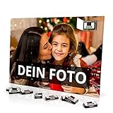 PhotoFancy - Foto Adventskalender mit eigenem Bild personalisiert - mit Sarotti Schokolade gefüllt - Größe 35,5 x 24,5