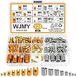 Helicoil Set Gewindereparatursatz Gewindeeinsatz Gewinde Reparatur Einsatz M2 M3 M4 M5 M6 M8 M10 M12 Heli Coil für Gewindereparatur (124 Stk)