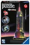 Empire State Building bei Nacht: Erleben Sie Puzzeln in der 3. Dimension!