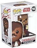 Funko 14748 POP! Bobble: Star Wars: E8 TLJ: Chewbacca w/ Porg (POP 7)
