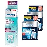 RAPID WHITE STRONG BOOSTER Zahncreme 75 ml + 2x RAPID WHITE Bleaching Power SET gegen Verfärbungen,für dauerhaft weißere Zähne, Zahnaufhellung für Z