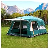 Große Zelte für Camping, 5 bis 8 Personen, Insektenbekämpfung, Zwei Zimmer und EIN Wohnzimmer, großes Familienzelt, praktische und leichte Tipi-Zelte für Camping, zum Wandern, Rucksackreisen H