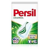 Persil Power Bars Universal Waschmittel (60 Waschladungen), vordosiertes Vollwaschmittel mit biologisch abbaubarem Schutzfilm, für reine Wäsche & hygienische Frische für die M