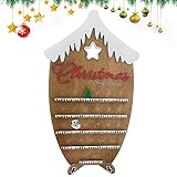 Weihnachten Adventskalender | Holz Wichtel Weihnachten Adventskalender | Dekorative Holz Urlaub Hang-on Schilder für Haustür Dekorationen Home Wall Decor Ohick