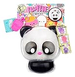 Fluffie Stuffiez Kleine Sammelplüschfigur - PANDA - Überraschung beim Auspacken mit ASMR Fidget DIY Fellabziehen, Ultrasofter Flaum - ideal für Kinder ab 4 J