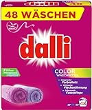 Dalli Sensitiv Waschmittel 48 Wäschen | Waschpulver ohne Parfümstoffe | frei von Mikroplastik, weiße Wäsche | 3,12 kg (Color Waschmittel, 1er Pack)