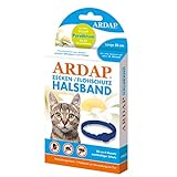 ARDAP Zecken- & Flohschutzhalsband für Katzen ab dem 4. Monat - Bis zu 4 Monate nachhaltiger Langzeitschutz - Natürlicher Wirkstoff gegen Zecken & Flö