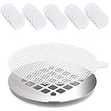 Aufkleber duschen 25PCS Haare abnehmbar Normale Abgüsse Rundfangen NetzSieb Wasserfilter Hausanschluss Filter (As Shown, One Size)