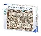 Ravensburger Puzzle 2000 Teile Weltkarte, antik 16633