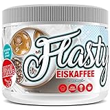 Flasty Geschmackspulver (Eiskaffee) 1 x 250g Kalorienarmes Flavour Pulver mit Nur ca. 9 kcal pro Portion bringt es Leben in deinen Quark, Jog