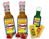 El Yucateco Scharfe Soße Set - 100% Mexiko - XXXtra Kutbil je 120ml und Grüne Salsa Miniflasche 22ml Hot Sauce Habanero Chili Sauce Set (Set von 3)