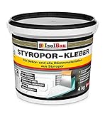 Isolbau Styropor-Kleber - Kleber für Dekor- & Dämm-Materialien aus Styropor - 4 kg E