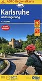 ADFC-Regionalkarte Karlsruhe und Umgebung, 1:50.000, mit Tagestourenvorschlägen, reiß- und wetterfest, E-Bike-geeignet, GPS-Tracks Download (ADFC-Regionalkarte 1:50.000)