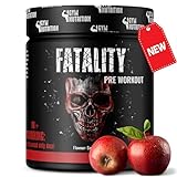 FATALITY - Ultra Hardcore Booster Pre workout - Pulver - 2023 USA Matrix - ATP + L-Arginin + Citrullin + Beta Alanin + Koffein 450g Saurer Apfel Geschmack