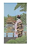 Japonmania – Noren aus Polyester – Liebeskugeln und Tempel Kinkakuj