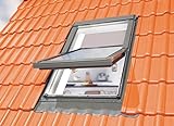 Optilight Dachfenster mit Eindeckrahmen flach & Dauerlüftung - 55 x 78
