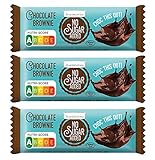 frankonia CHOCOLAT Chocolate Brownie Riegel, Nutri Score A, 3er Pack (3 x 50 g)