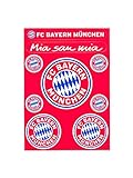FC Bayern München Aufkleberkarte Log