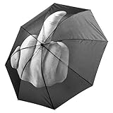 GOODS+GADGETS Regenschirm - Stinkefinger Taschenschirm mit Mittelfinger Automatik Schirm XXL 100cm Sturmfester Reiseschirm - Das Original!