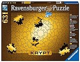 Ravensburger Puzzle 15152 - Krypt Puzzle Gold - Schweres Puzzle für Erwachsene und Kinder ab 14 Jahren, mit 631 T
