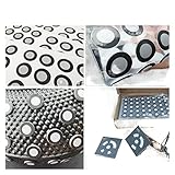 3D-Scan-Marker Handgehaltener 3D-Scanner, magnetischer 3D-Markierungspunkt, Aufkleberpunkt, reflektierendes Positionierungspunktpapier, 100 Punkte(Inner6out10(1000))