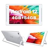 TJD Tablet 10,1 Zoll Android 12, Tablet Hülle MT1011QU (Silber)