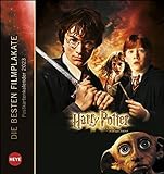 Harry Potter Filmplakate Postkartenkalender 2023 - Kalender mit perforierten Postkarten - zum Aufstellen und Aufhängen - mit Monatskalendarium - 16 x 17