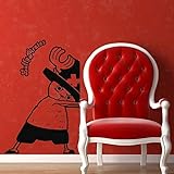 Cartoon Vinyl Wandtattoos One Piece Cartoon Character Design Aufkleber Home Decor 42X64C
