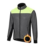 UGLY FROG Fahrradjacke Männer Winddichte Thermo für Winter Outdoor-Sport Fahrradbekleidung Warme Fleecejack