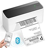 Phomemo Bluetooth Etikettendrucker, Label Printer Labeldrucker 4x6 Thermodrucker DHL Versandetiketten Drucker für Versandpakete Kompatibel mit Ebay, Amazon, Etsy,Ups, Wish, Shopify, Zalando, O