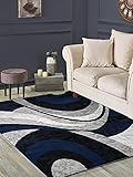 Royal Trading Eldorado Modernes Design Bedruckt wirbelt Bereich Teppich, luxuriös, Elegante, und Modische Bereich Teppich 5'3' X7'2 B