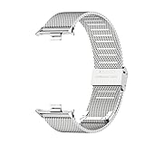 WindRen Ersatzarmband Kompatibel mit Xiaomi Redmi Watch 4, Mesh Geschäft Metall Uhrenarmband für Redmi Watch 4,Schw