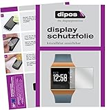dipos I 6X Schutzfolie klar kompatibel mit Fitbit Ionic Folie Display