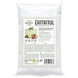 Erythrit | Natürlicher Süßstoff, kalorienfreier Zuckerersatz, Premium-KETO-Süßstoff. 100% vegan, für Diabetiker und Diäten geeignet, KEINE