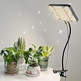 FRGROW Pflanzenlampe LED Vollspektrum, Pflanzenlicht für Zimmerpflanzen, UV-IR Vollspektrum Pflanzenleuchte LED 200W, Grow Lampe LED 208 LEDs, Wachstumslampe für Pflanzen, Daisy Chain Euro Steck