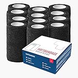 Haftbandagen BASICS BY TK-SPORTS, 10cm x 4,5m / 12 rolls in box