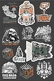 Fox Brille, Atlas Sticker Kit [MUL] Unisex, Mehrfarbig, Einheitsgröß