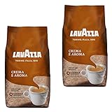 Lavazza Kaffee Bohnen Crema E Aroma, Bohnenkaffee, 2er Pack, 2 x 1000g