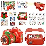 SPERMUOY Weihnachts Projektor Kinder Weihnachten Projektor Lampe,2pcs Weihnachten Schneeflocke Projektor Projektor Weihnachten Projektionslicht mit Weihnachtsmotiv für Innen Weihnachts Party