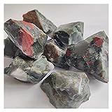 VZFIT Natürlicher Kristall, rau, natürlicher Südafrika-Stein, Drachen-Blutstein, Kristallfelsen, raues Steinexemplar, Reiki-Edelstein, Quarzsteine zhoukesm (Color : 2-7cm, Size : 80-100g)