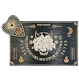 Fivetoo Spirit Board Pendel - Entscheidungsträger-Nachrichtenplanchette aus Holz mit Buchstaben und Zahlen,Spirit Dekorationen Pendelbrett für Jungen, Mädchen, Freunde Geschenk