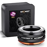 K&F Concept Lens Mount Adapter M42-NEX IV Manueller Fokus Kompatibel mit M42 Objektiv und Sony E Mount Kamerag