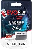 Samsung EVO Plus microSDXC-Karte 64GB UHS-Class 1, Class 10 inkl. SD-Adap