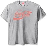 Coca-Cola Herren T-Shirt Eighties Coke Kurzarm - Grau - M