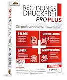 Rechnungsdruckerei 2025 PRO PLUS - professionelle Warenwirtschaft - Rechnungen, Angebote, Kunden und Artikelverwaltung, Auswertung