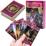 simyron 44 Tarot Cards, Love Oracle Cards, Romance Angel with Colourful Box Tarot Deck,Tarot Cards for Beginners, Party Games, Dobble Game, Card Games for Adults, Fate Prediction Cards,9.3 x 6.7