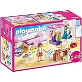 PLAYMOBIL Konstruktionsspielzeug Dollhouse Schlafzimmer mit Näheck