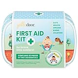 Yellodoor Baby-Erste-Hilfe-Kit 62 wichtige medizinische Artikel für Kinder, Familie, Auto und Reisen, einschließlich Humpty Dumpty Fingerpuppen-Distraktor und Belohnungsaufkleb